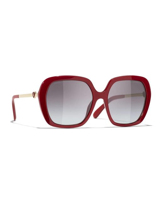 Ch 5521 1759s6 sunglasses Chanel de color Brown