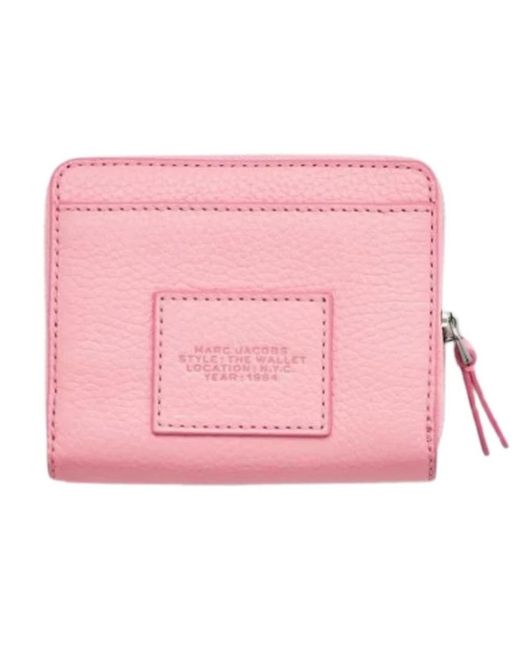 Marc Jacobs Pink Die Leder Mini Kompakt Geldbörse