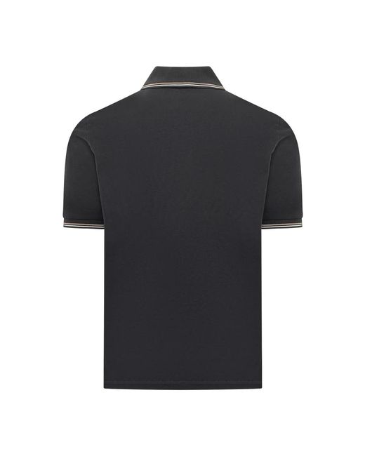Emporio Armani Black Polo Shirts for men