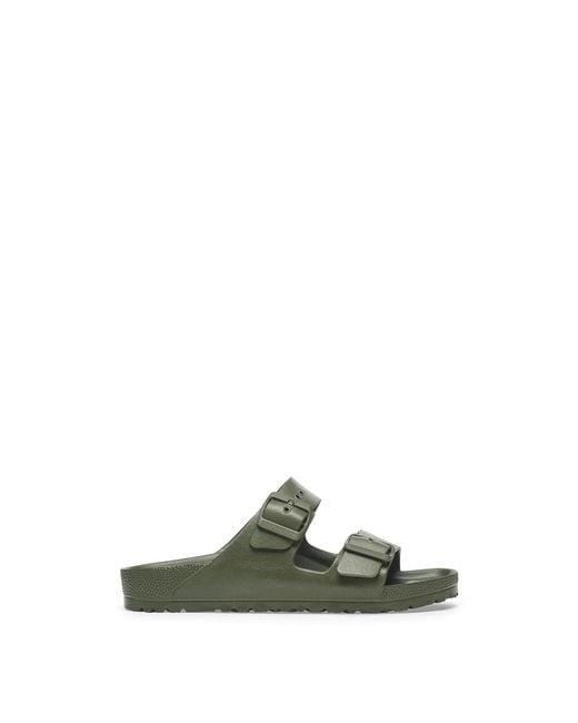 Birkenstock Green Sliders for men