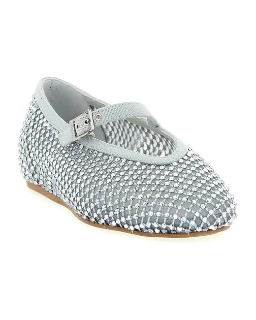 Le Silla Gray Ballerina Shoes