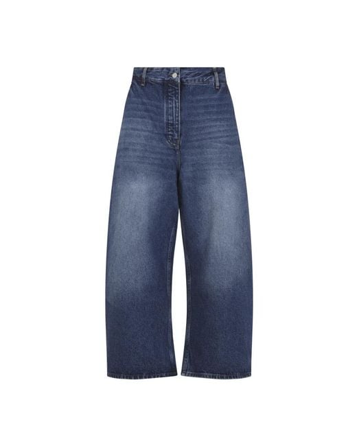 Studio Nicholson Chalco Denim Pant in het Blue