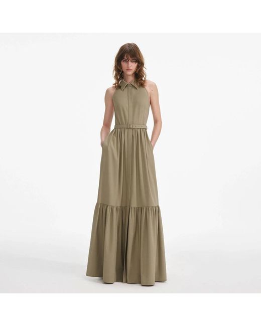 Self-Portrait Natural Maxi Dresses