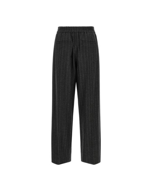 Brunello Cucinelli Black Wide Trousers
