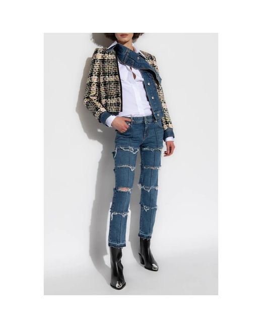 McQueen Blue Slim Fit Jeans