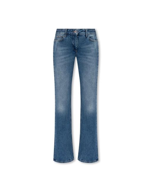 Off-White c/o Virgil Abloh Blue Bootcut Jeans
