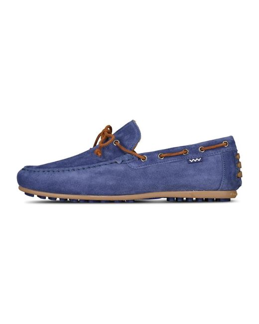 van Bommel Blue Sailor Shoes for men