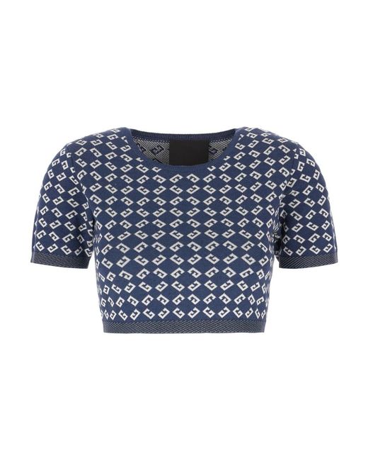 Givenchy Tops ,Blauw ,Denim Stijlvolle Top Voor Modeliefhebbers in het Blue