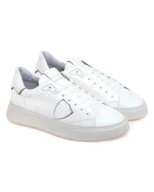 Philippe Model White Sneakers for men
