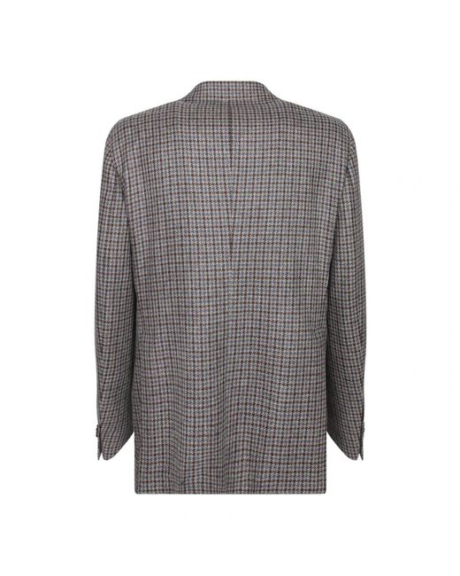 Tagliatore Gestructureerd Tweed Jasje in het Gray voor heren