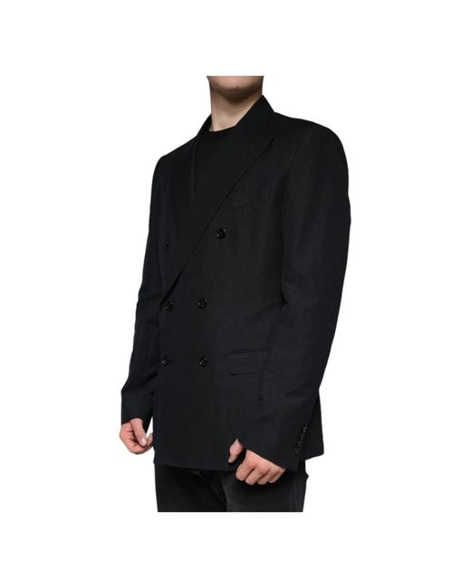 Dolce & Gabbana Black Blazers for men