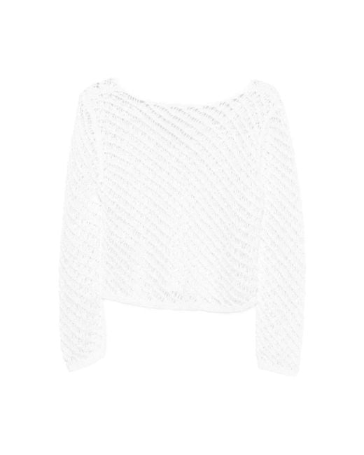 Pinko White Blouses