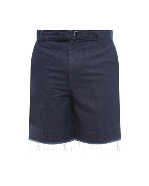 Lanvin Blue Denim Shorts for men