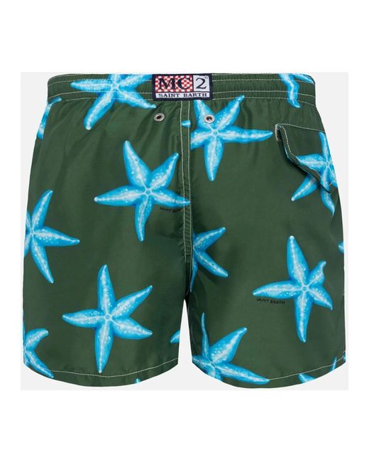 Mc2 Saint Barth Polyester Shorts Und Unterwäsche Set in Green für Herren