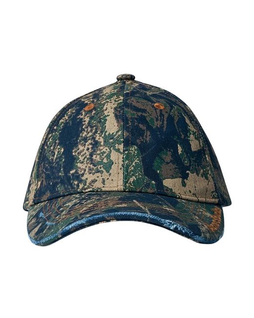 Acne Logo Baseball Cap in het Green