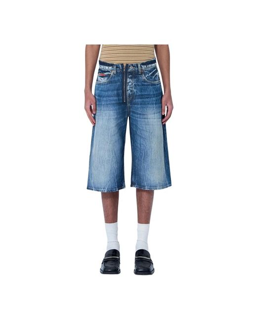 Martine Rose Denim Shorts in het Blue voor heren