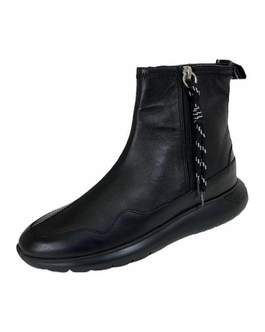 Hogan Blue Ankle Boots