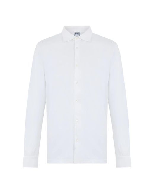 Fedeli White Formal Shirts for men