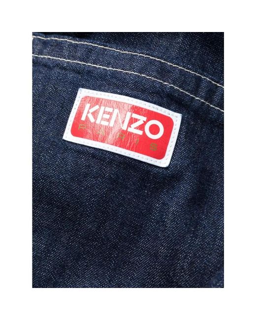 KENZO Blue Wide Jeans