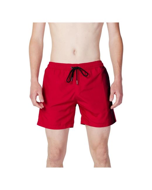 Trussardi Red Beachwear for men