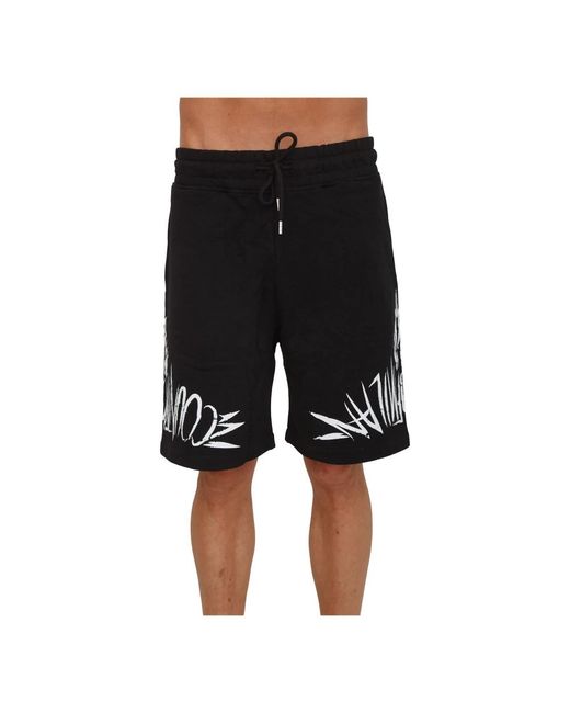 Marcelo Burlon Sweetshorts in het Black voor heren