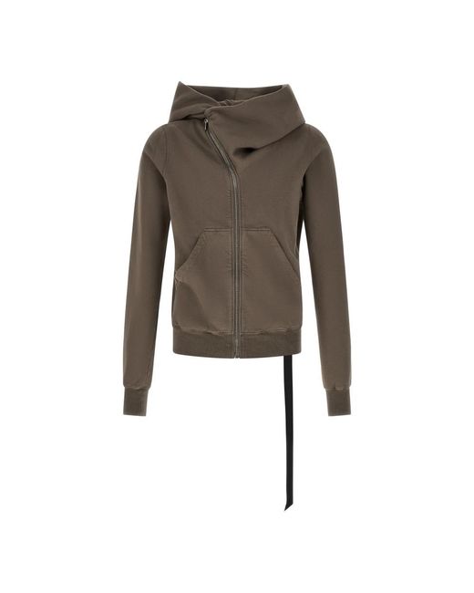 Rick Owens Brown Zip-Throughs for men