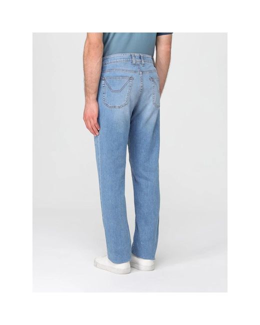 Jeckerson Blue Slim Fit Jeans for men