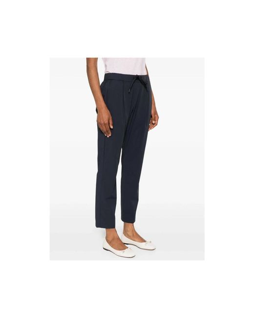 Herno Blue Straight Trousers