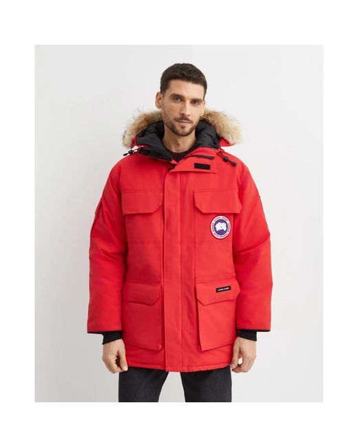 Canada Goose Red Down Jackets for men