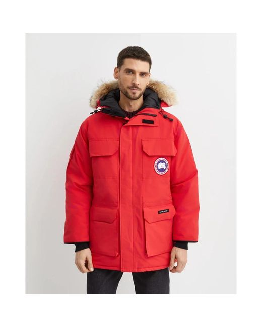 Canada Goose Red Down Jackets for men