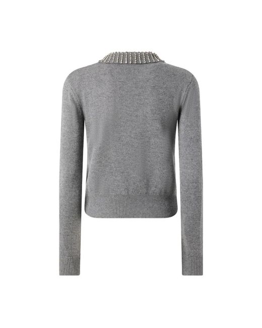 Pinko Gray Grauer Pullover Aw25 Stilvoller Komfort