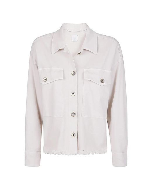 Denim Jackets Eleventy de color White