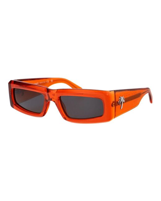 Palm Angels Orange Yreka sonnenbrille - stilvolle eyewear für sonnenschutz