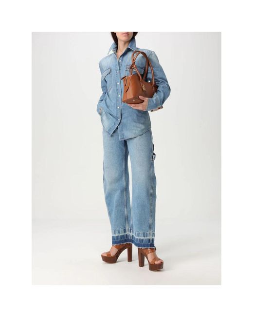 Loose-Fit Jeans Stella McCartney de color Blue