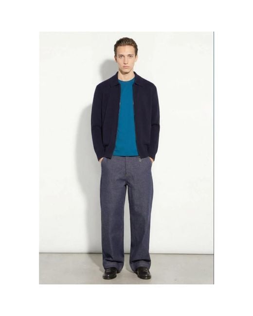 Paolo Pecora Blue Cardigans for men