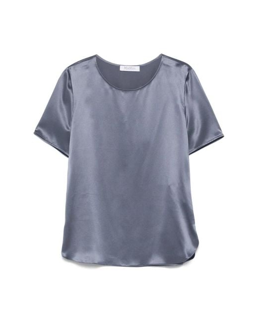Max Mara Blue Blouses