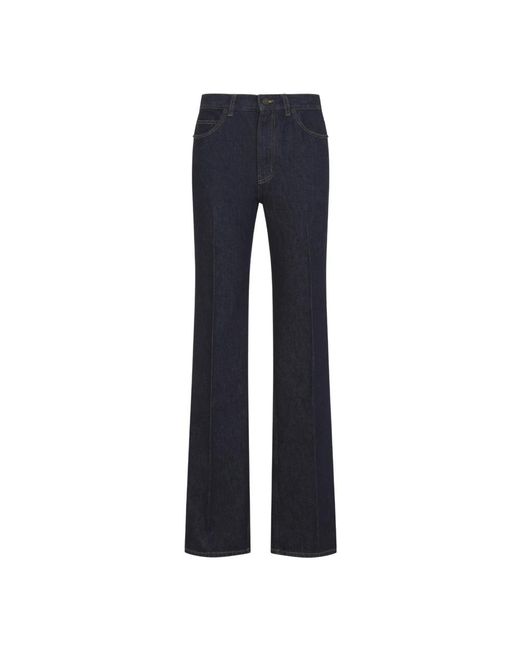 Saint Laurent 70's High-Rise Jeans in het Blue