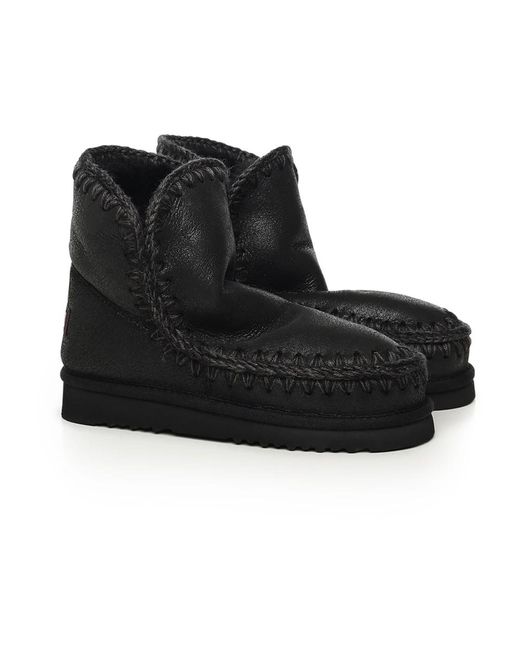 Mou Black Winter Boots
