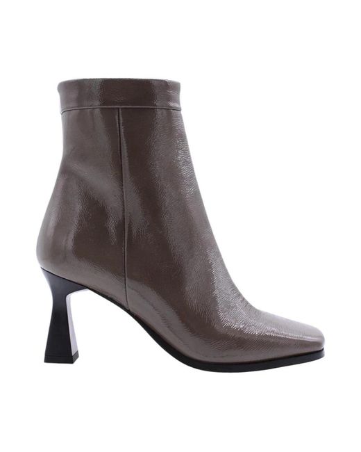 Janet & Janet Brown Heeled Boots