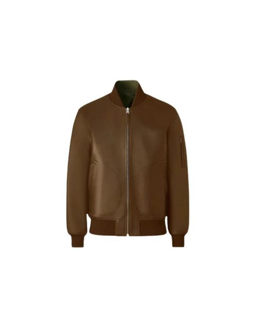 Mackage Brown Bomber Jackets for men