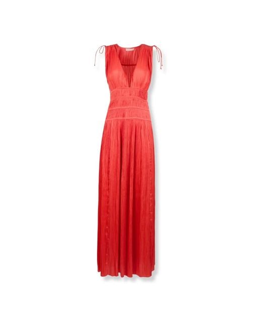 Ulla Johnson Red Maxi Dresses