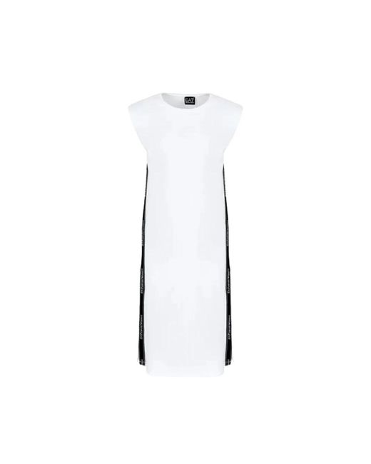 EA7 White Midi Dresses