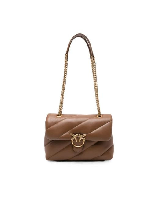Pinko Brown Shoulder Bags