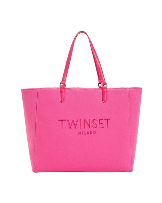 Twinset Pink Shopping Bags