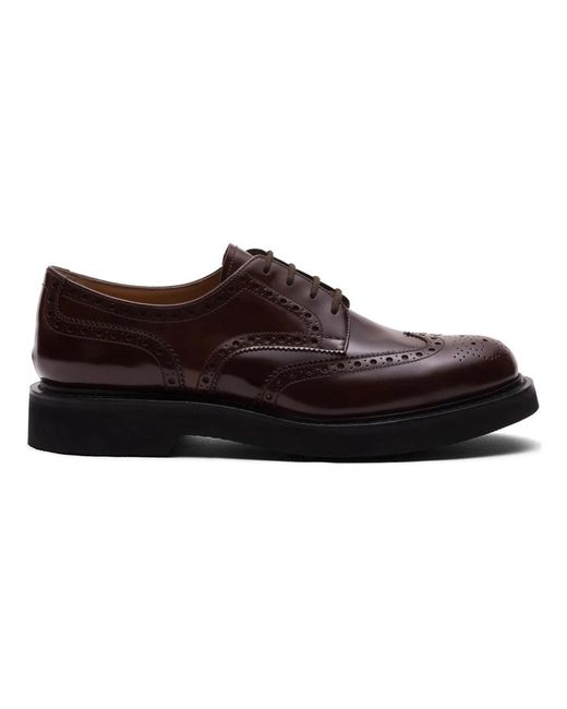 Church's Brown Laced Shoes for men