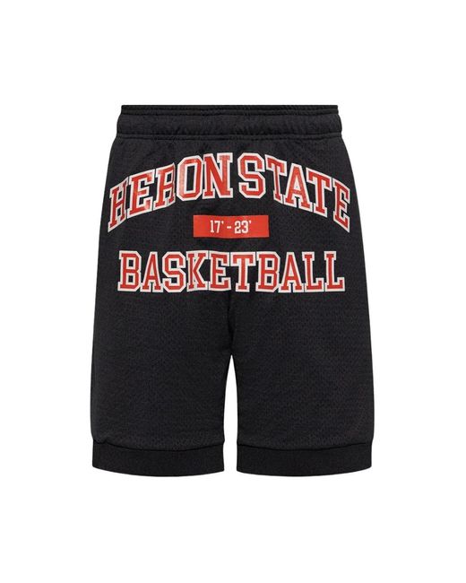 Heron Preston Black Casual Shorts for men
