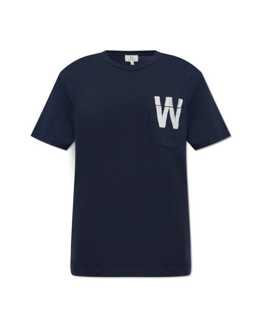 Woolrich Blue T-Shirts for men