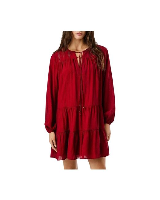 Pepe Jeans Red Short Dresses