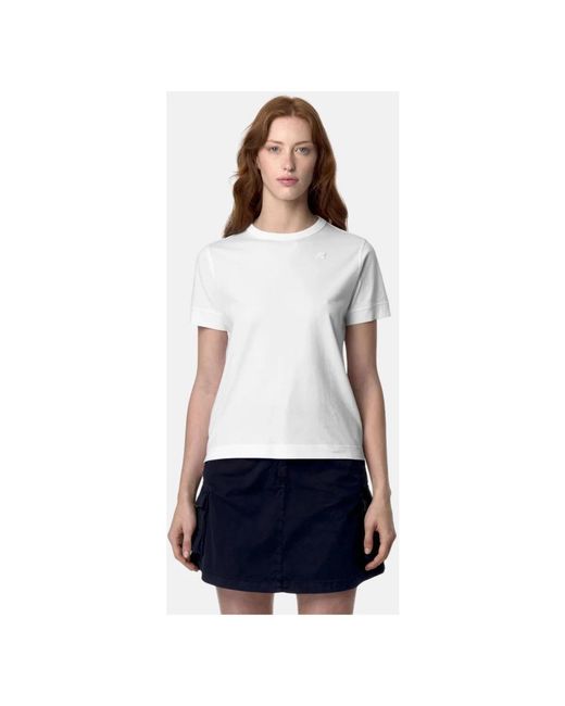 K-Way White T-Shirts