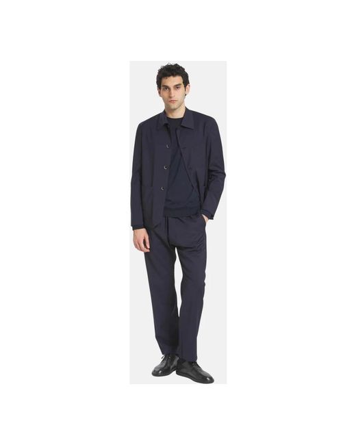 Barena Blue Light Jackets for men